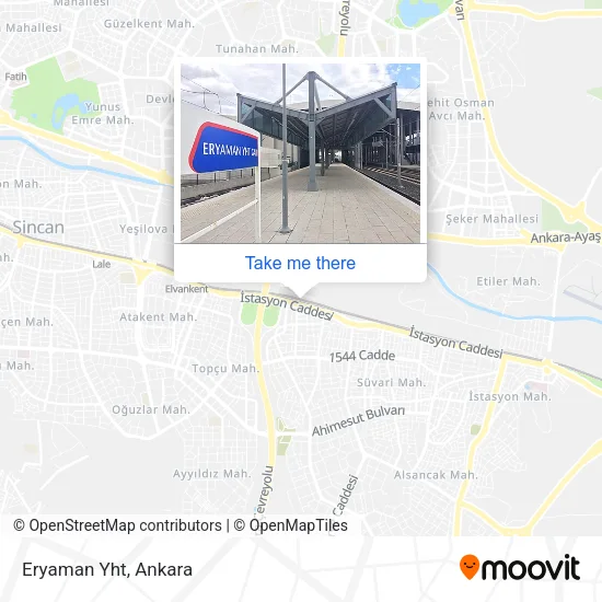Eryaman Yht map