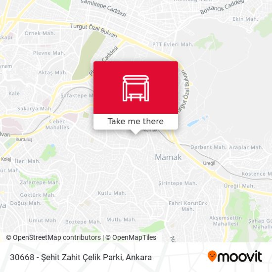 30668 - Şehit Zahit Çelik Parki map