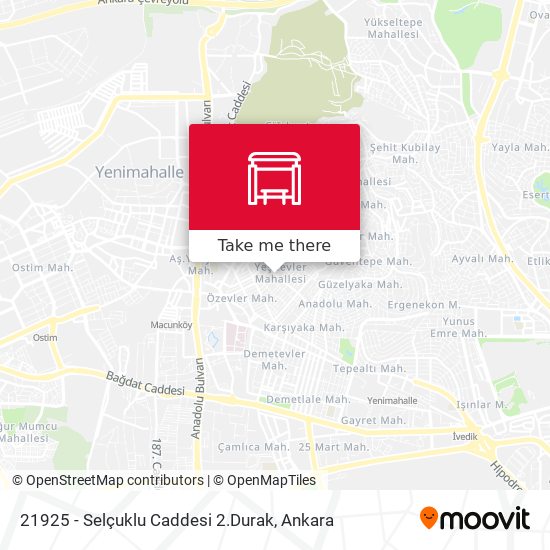21925 - Selçuklu Caddesi 2.Durak map
