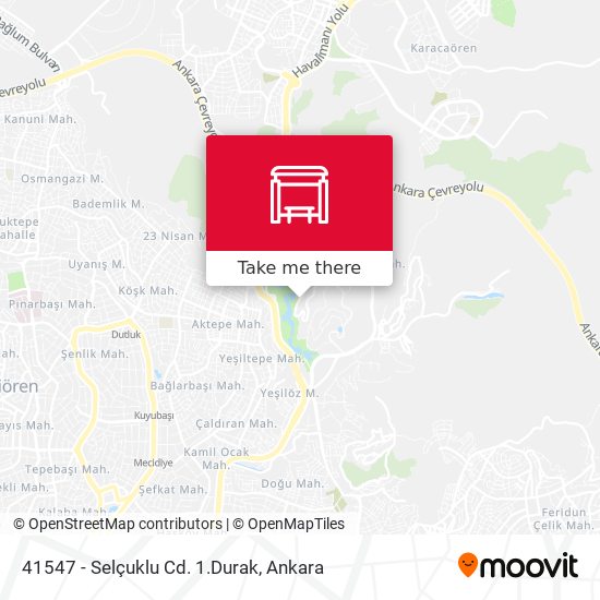 41547 - Selçuklu Cd. 1.Durak map