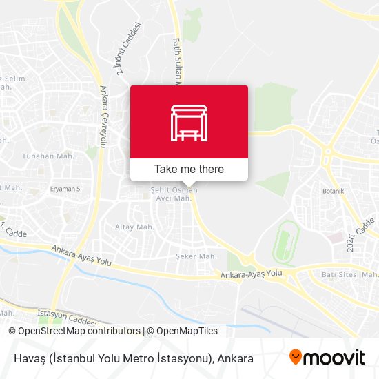 Havaş (İstanbul Yolu Metro İstasyonu) map
