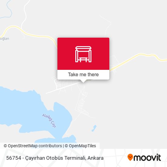 56754 - Çayırhan Otobüs Terminali map