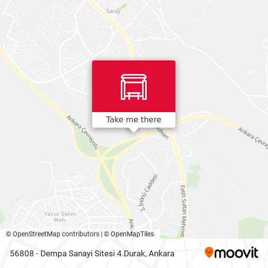 56808 - Dempa Sanayi Sitesi 4.Durak map