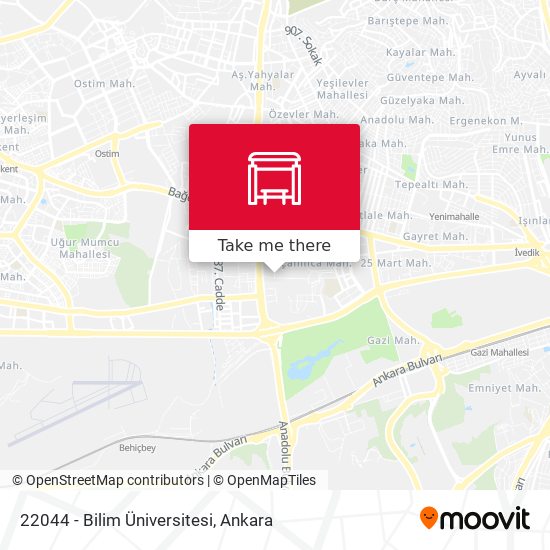 22044 - Bilim Üniversitesi map