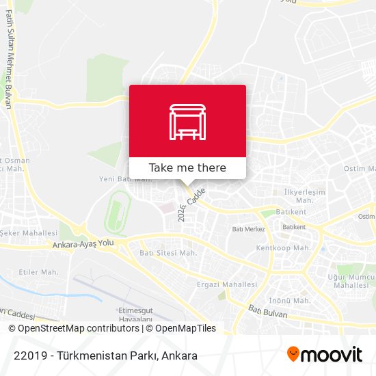 22019 - Türkmenistan Parkı map