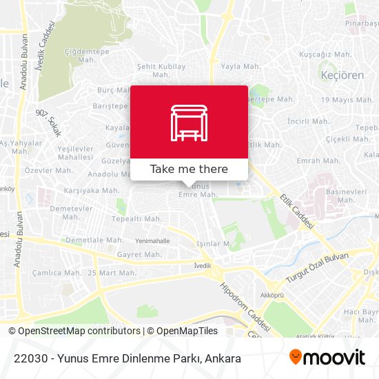22030 - Yunus Emre Dinlenme Parkı map