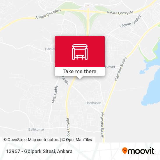 13967 - Gölpark Sitesi map