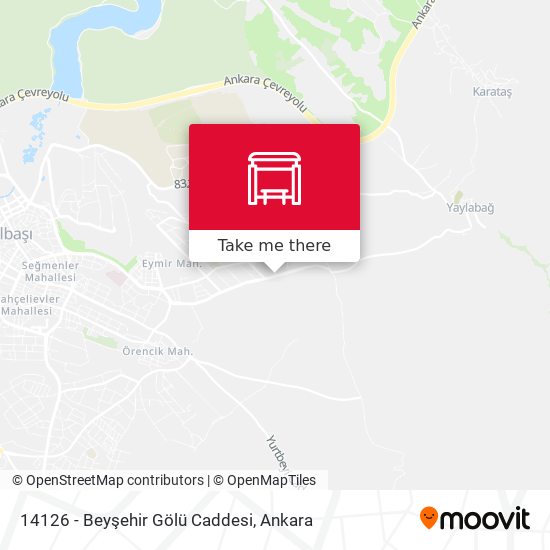 14126 - Beyşehir Gölü Caddesi map