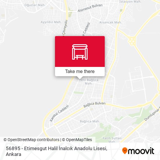 56895 - Etimesgut Halil İnalcık Anadolu Lisesi map