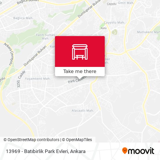 13969 - Batıbirlik Park Evleri map