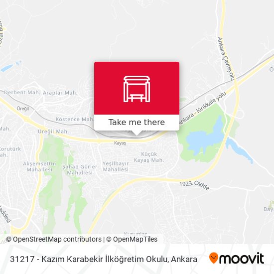 31217 - Kazım Karabekir İlköğretim Okulu map