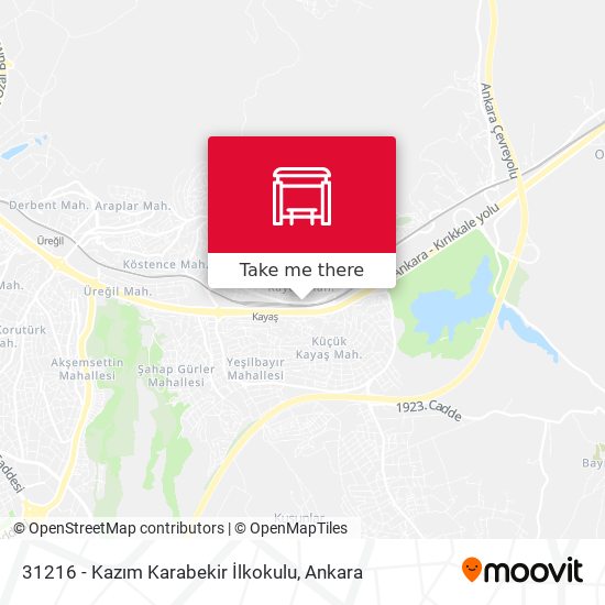 31216 - Kazım Karabekir İlkokulu map