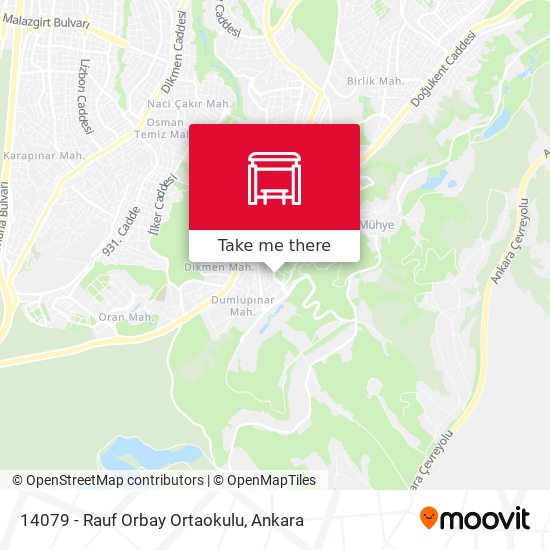 14079 - Rauf Orbay Ortaokulu map