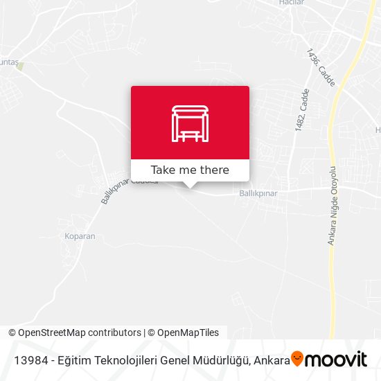 13984 - Eğitim Teknolojileri Genel Müdürlüğü map