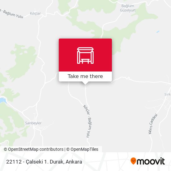 22112 - Çalseki 1. Durak map