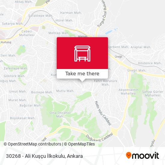 30268 - Ali Kuşçu İlkokulu map