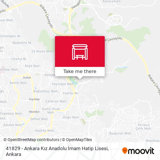 41829 - Ankara Kız Anadolu İmam Hatip Lisesi map