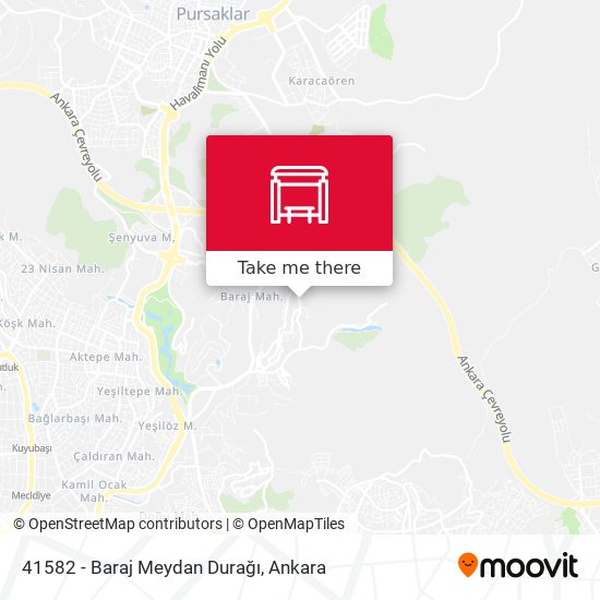 41582 - Baraj Meydan Durağı map