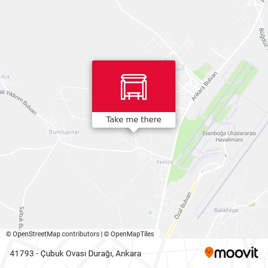 41793 - Çubuk Ovası Durağı map
