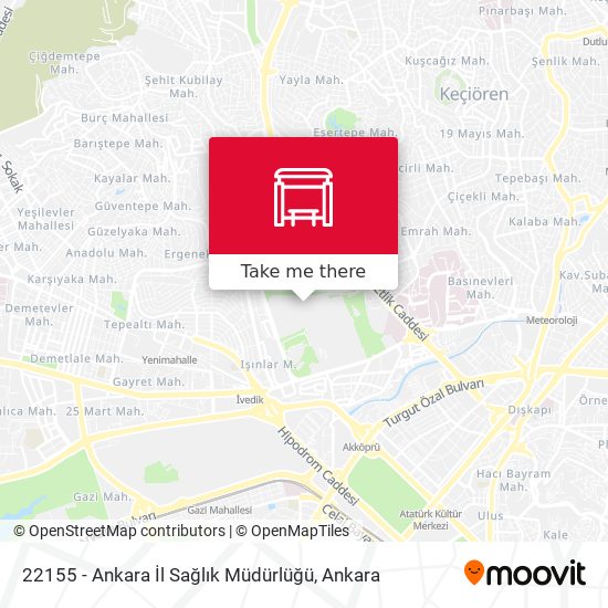 22155 - Ankara İl Sağlık Müdürlüğü map