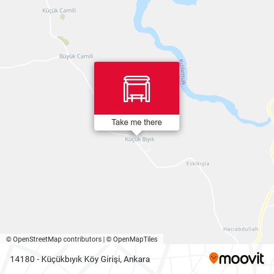 14180 - Küçükbıyık Köy Girişi map