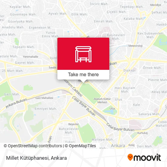 Millet Kütüphanesi map