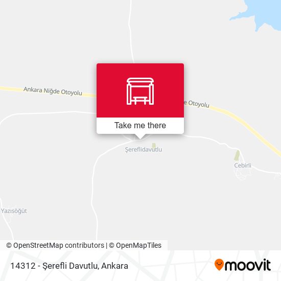 14312 - Şerefli Davutlu map