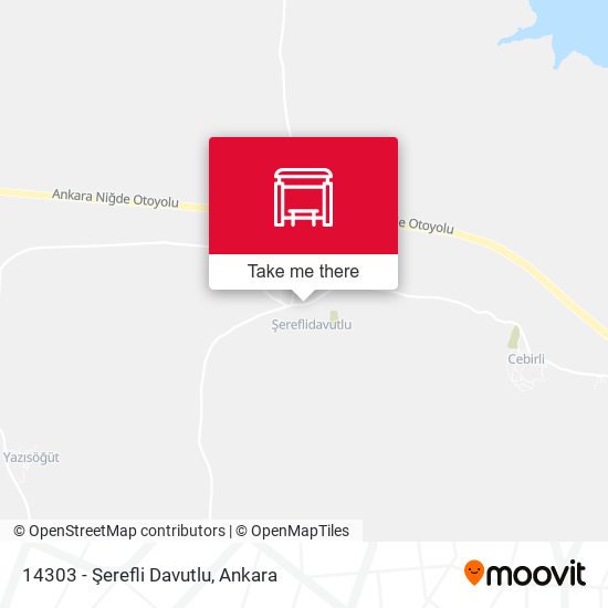 14303 - Şerefli Davutlu map