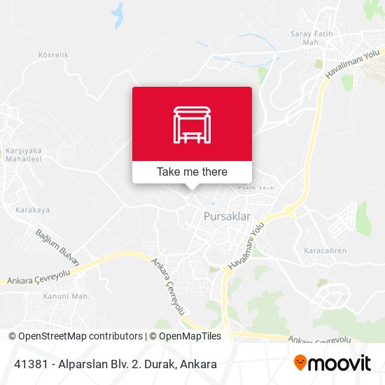 41381 - Alparslan Blv. 2. Durak map
