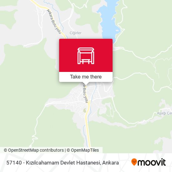 57140 - Kızılcahamam Devlet Hastanesi map