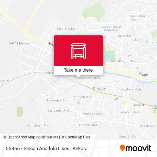 56866 - Sincan Anadolu Lisesi map
