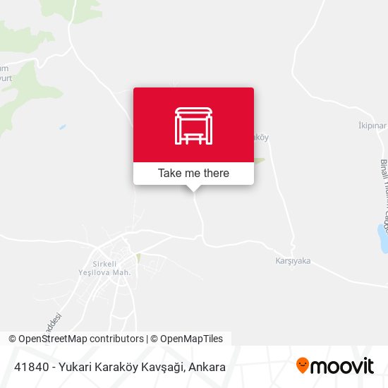 41840 - Yukari Karaköy Kavşaği map