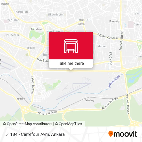 51184 - Carrefour Avm map