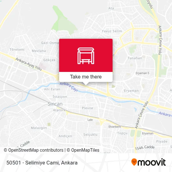 50501 - Selimiye Cami map