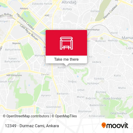 12349 - Durmaz Cami map