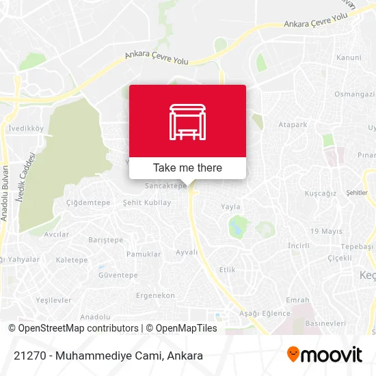 21270 - Muhammediye Cami map