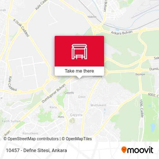 10457 - Defne Sitesi map