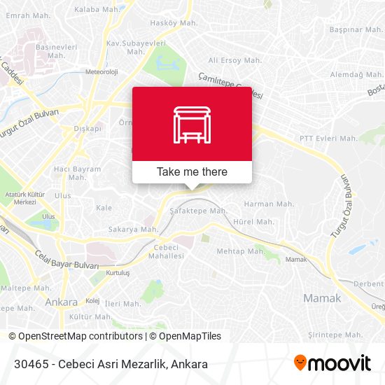 30465 - Cebeci Asri Mezarlik map
