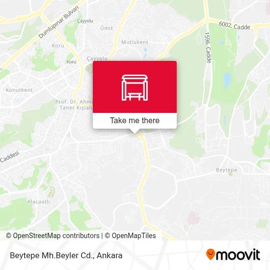Beytepe Mh.Beyler Cd. map