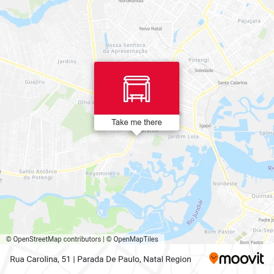 Rua Carolina, 51 | Parada De Paulo map