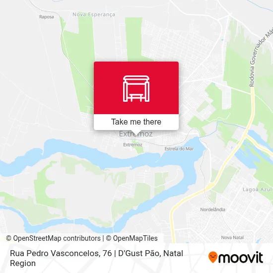 Rua Pedro Vasconcelos, 76 | D'Gust Pão map