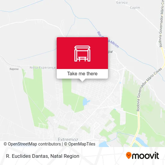 R. Euclides Dantas map