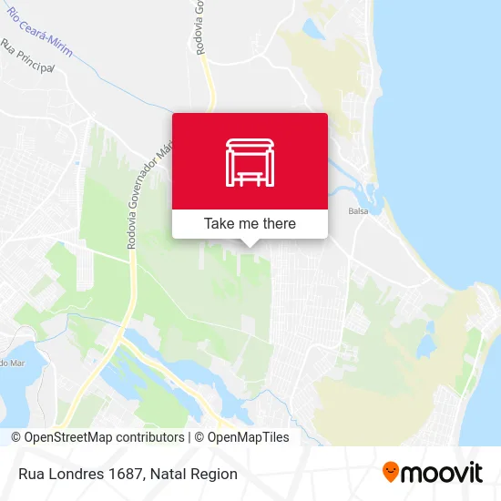 Rua Londres 1687 map