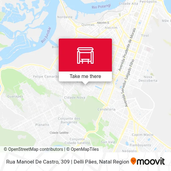 Rua Manoel De Castro, 309 | Delli Pães map