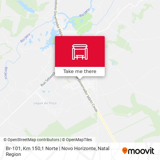 Mapa Br-101, Km 150,1 Norte | Novo Horizonte