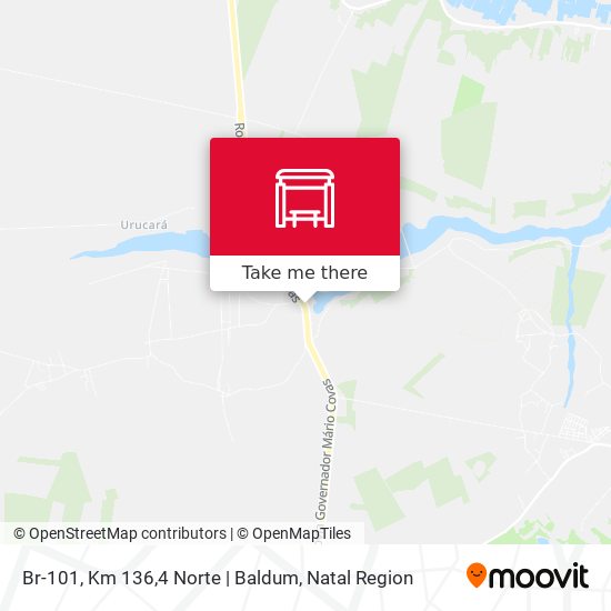 Br-101, Km 136,4 Norte | Baldum map