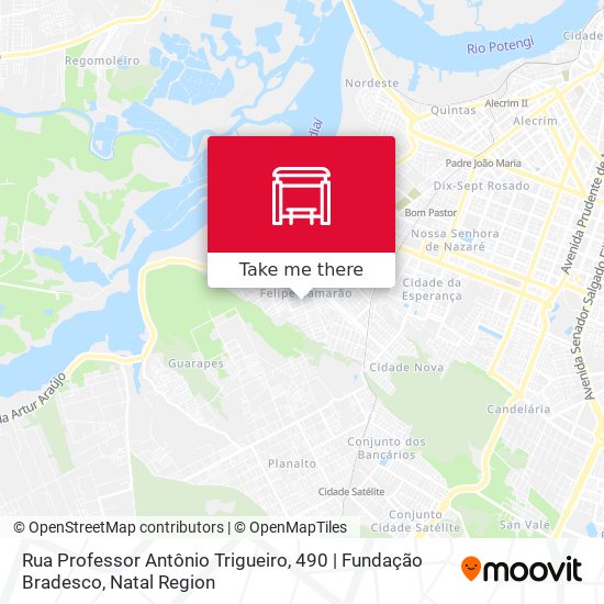 Rua Professor Antônio Trigueiro, 490 | Fundação Bradesco map