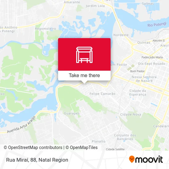 Rua Miraí, 88 map