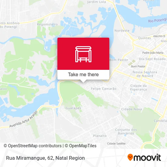 Rua Miramangue, 62 map