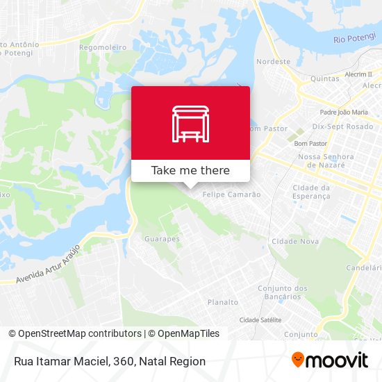 Mapa Rua Itamar Maciel, 360